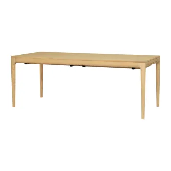 Masa de dining extensibila din lemn masiv de stejar 90x200 cm Heart'n'Soul - UMAGE imagine