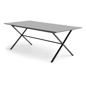 Masa de dining gri antracit extensibila 100x210 cm Meza - Hammel Furniture imagine