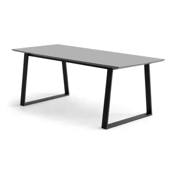 Masa de dining gri antracit extensibila 100x210 cm Meza - Hammel Furniture imagine