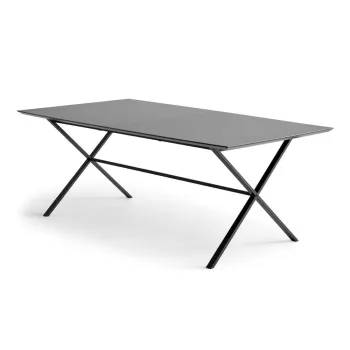Masa de dining gri antracit extensibila 90x165 cm Meza - Hammel Furniture imagine