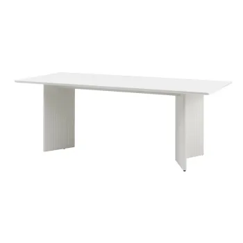 Masa de dining gri deschis 90x200 cm Palma - Unique Furniture imagine