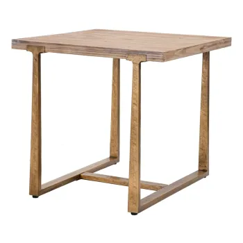 Masa de dining in culoare naturala 80x80 cm Ankara - Mauro Ferretti imagine