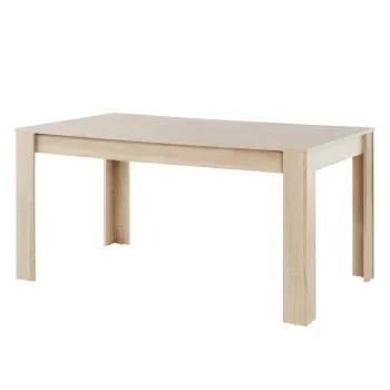 Masa de dining in culoare naturala cu aspect de lemn de stejar 90x160 cm Lynn - Storaa imagine