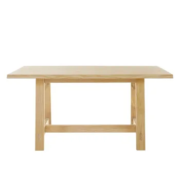 Masa de dining in culoare naturala din lemn de pin 90x160 cm Derby - Storaa imagine