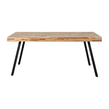 Masa de dining lemn masiv de tec 90x180 cm Suri - White Label imagine