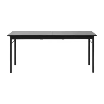 Masa de dining neagra 95x180 cm Savona - Unique Furniture imagine