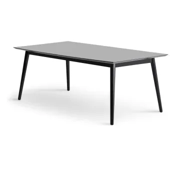 Masa de dining neagra/gri antracit extensibila 100x210 cm Meza - Hammel Furniture imagine