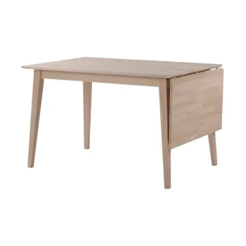 Masa de dining pliabila din stejar lacuit mat Rowico Mimi, 120 x 80 cm imagine