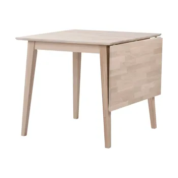 Masa de dining pliabila din stejar lacuit Rowico Mimi, 80 x 80 cm, mat imagine