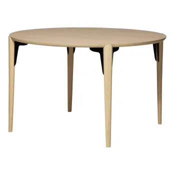 Masa de dining rotunda cu aspect de lemn de stejar o 122 cm Paragon - DAN-FORM Denmark imagine