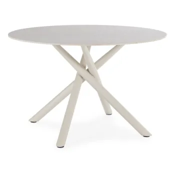 Masa de dining rotunda cu blat ceramic o 119,5 cm Talia - Marckeric imagine