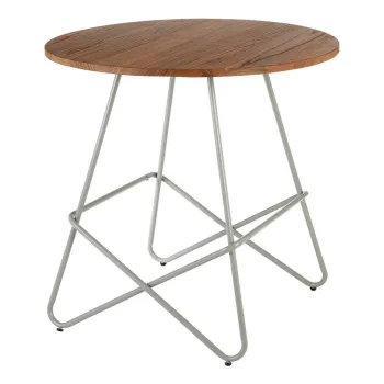 Masa de dining rotunda din lemn de ulm o 80 cm District - Premier Housewares imagine