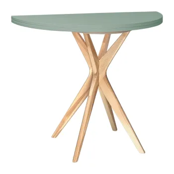 Masa de dining rotunda extensibila 45x90 cm Jubi - Ragaba imagine