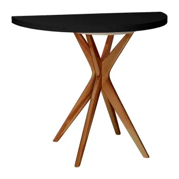 Masa de dining rotunda extensibila 45x90 cm Jubi - Ragaba imagine