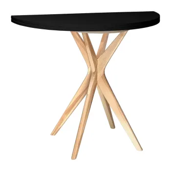 Masa de dining rotunda extensibila 65x90 cm Jubi - Ragaba imagine