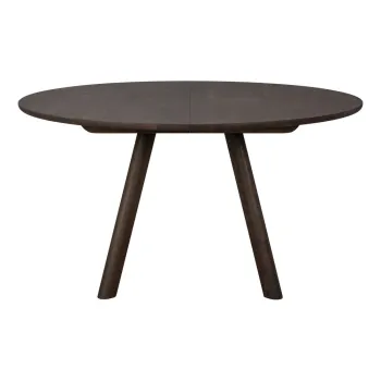 Masa de dining rotunda extensibila din lemn de stejar o 140 cm Clapperton - Rowico imagine
