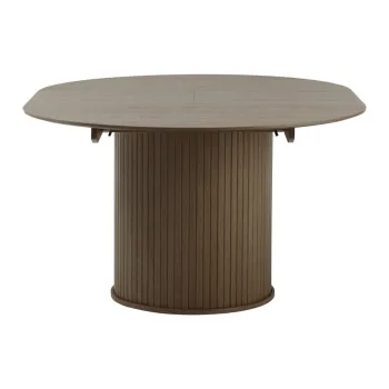Masa de dining rotunda extensibila o 120 cm Nola - Unique Furniture imagine