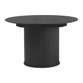 Masa de dining rotunda extensibila o 120 cm Nola - Unique Furniture imagine