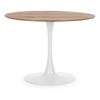 Masa de dining rotunda o 100 cm Bloom - Bizzotto imagine