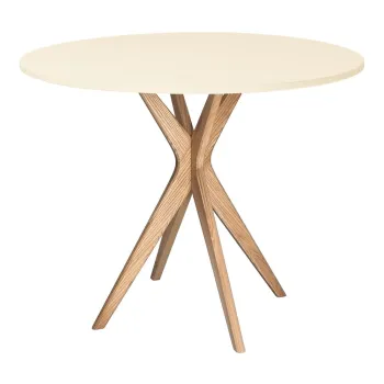 Masa de dining rotunda o 90 cm Jubi - Ragaba imagine