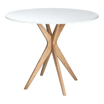 Masa de dining rotunda o 90 cm Jubi - Ragaba imagine