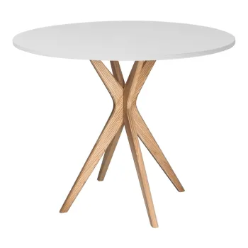 Masa de dining rotunda o 90 cm Jubi - Ragaba imagine
