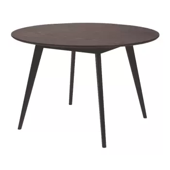 Masa de dining Rowico YuRAi , ? 115 cm, negru imagine