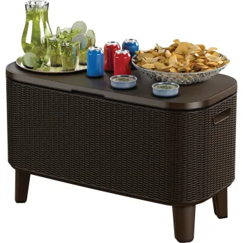 Masa de gradina cu frapiera 83.5x40.5 cm Bevy - Keter imagine