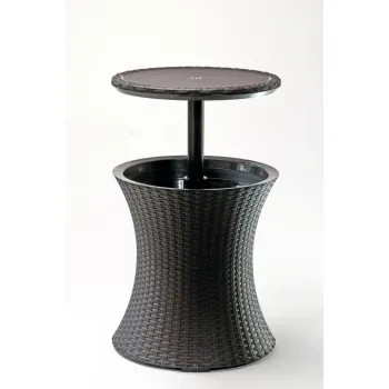 Masa de gradina cu frapiera rotunda 49.5x49.5 cm Cool - Keter imagine