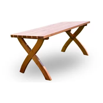 Masa de gradina din lemn de pin 160x70 cm Strong - Rojaplast imagine