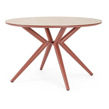 Masa de gradina rotunda cu blat din piatra o 120 cm Cabas - Bizzotto imagine