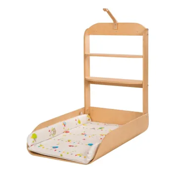 Masa de infasat suspendata in culoare naturala cu aspect de lemn de fag Waldhochzeit - Roba imagine