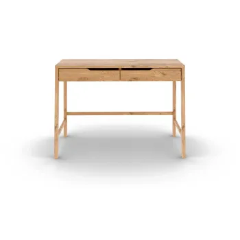 Masa de machiaj din lemn de stejar 57x110 cm Twig - The Beds imagine