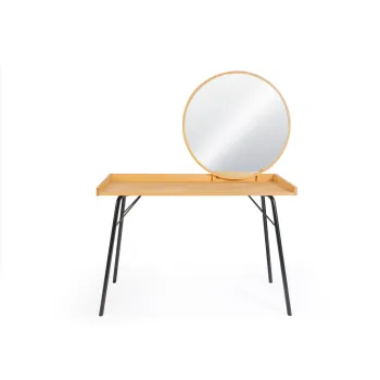 Masa de toaleta cu aspect de lemn de stejar Woodman Rayburn imagine