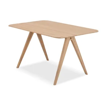 Masa din lemn de stejar Gazzda Ava, 140 x 90 cm imagine