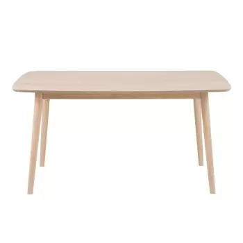 Masa dining cu baza din lemn de stejar Actona Nagano, 150 x 80 cm imagine