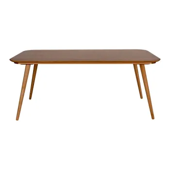 Masa dining din lemn de frasin Ragaba Contrast, 180 x 90 cm imagine