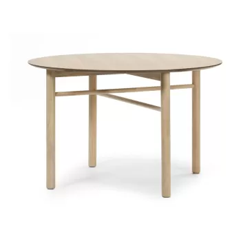 Masa dining rotunda Teulat Junco, o 120 cm, natural imagine