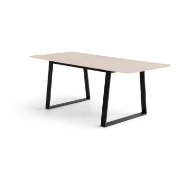 Masa dining tapitata cu lemn de stejar Meza by Hammel, 165 x 90 cm imagine