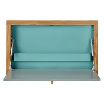 Masa extensibila de perete Woodman Banti, albastru imagine