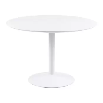 Masa rotunda Actona Ibiza, o 110 cm, alb imagine