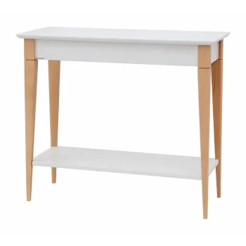 Masa tip consola Ragaba Mimo, latime 85 cm, alb imagine