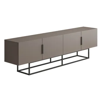 Masa TV gri/bej 200x55 cm Titan - Marckeric imagine