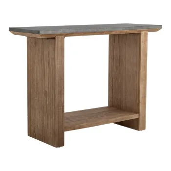 MasAconsolAA(R)n culoare naturalAcu blat metalic 40x110 cm Riva aEURBloomingville imagine