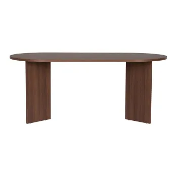 MasAde dining cu aspect de lemn de nuc 89,5x180 cm Sablin aEURKalune Design imagine