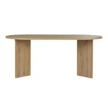 MasAde dining cu aspect de lemn de stejar 89,5x180 cm Sablin aEURKalune Design imagine