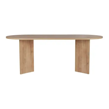 MasAde dining cu aspect de lemn de stejar 90x200 cm Sabella aEURKalune Design imagine