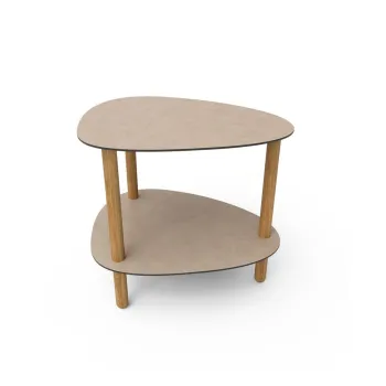 Masuta auxiliara 44x45 cm Curve L Bull - LIND DNA imagine