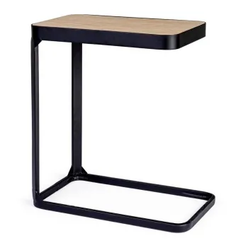 Masuta auxiliara cu aspect de lemn de brad 30x50 cm Everitt - Bizzotto imagine