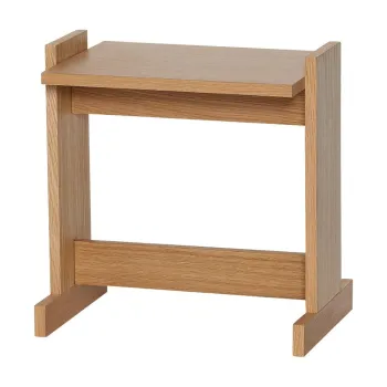 Masuta auxiliara cu aspect de lemn de stejar 30x44 cm Futu - Hubsch imagine